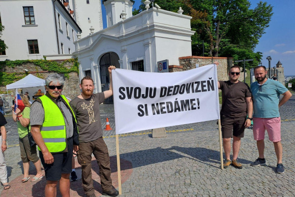 PROTEST V BRATISLAVE