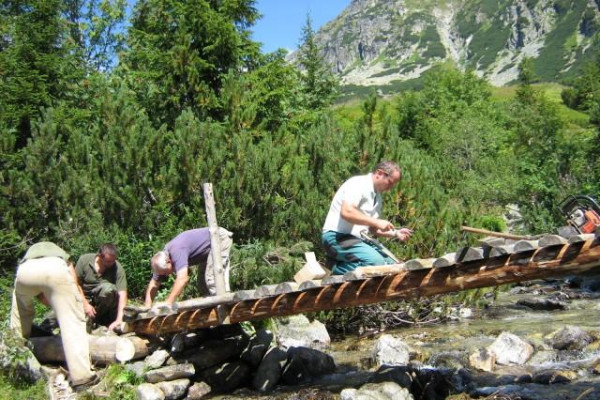 Čistenie turistického chodníka