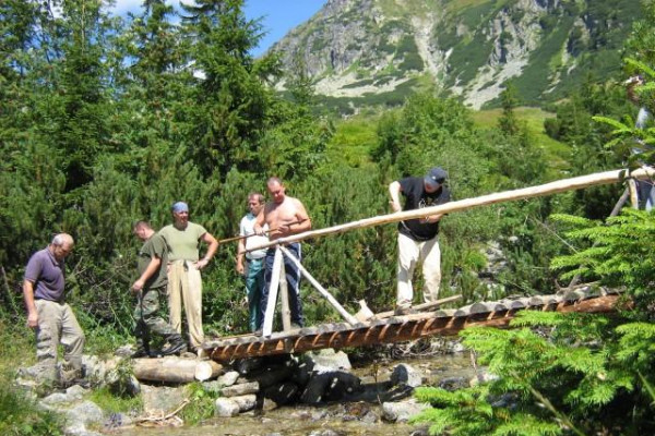 Čistenie turistického chodníka
